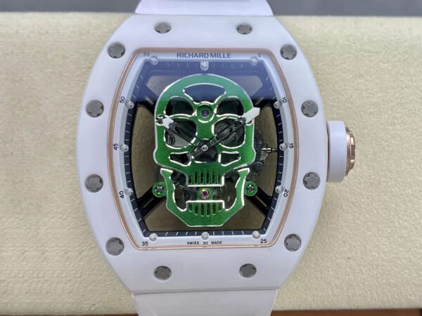 Richard Mille RM52-01 YS Factory Green Skeleton Dial Replica Watches - Luxury Replica