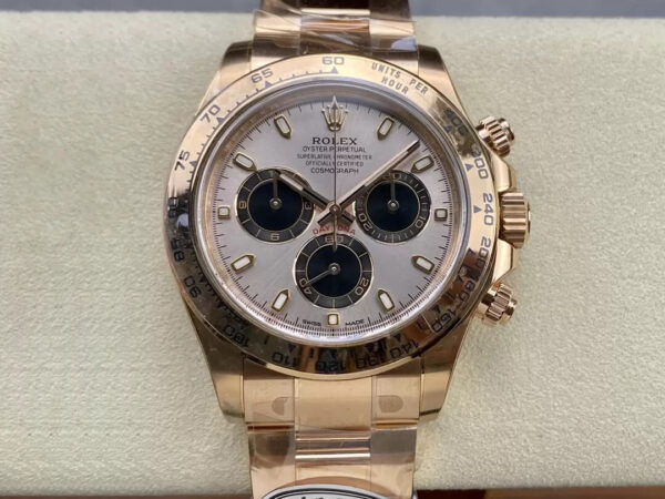 Rolex Cosmograph Daytona M116505-0016 Clean Factory Gold Bezel Replica Watches - Luxury Replica