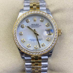 Rolex Datejust M278383RBR-0028 31MM EW Factory Diamond-set Dial Replica Watches - Luxury Replica
