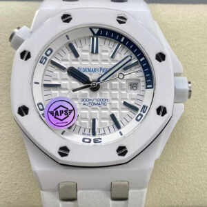 Audemars Piguet Royal Oak Offshore 15707CB.OO.A010CA.01 APS Factory White Strap Replica Watches - Luxury Replica