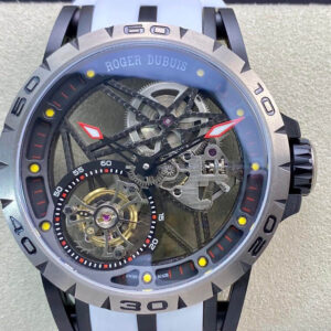Roger Dubuis Excalibur RDDBEX0549 BBR Factory Tourbillon Skeleton Dial Replica Watches - Luxury Replica