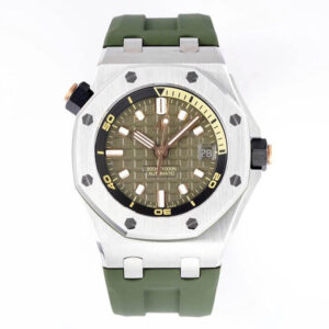 Audemars Piguet Royal Oak Offshore 15720ST.OO.A052CA.01 ZF Factory Green Rubber Strap Replica Watches - Luxury Replica