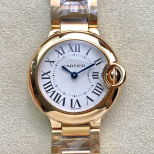 Ballon Bleu De Cartier 28MM WGBB0007 V6 Factory Gold Case Replica Watches - Luxury Replica