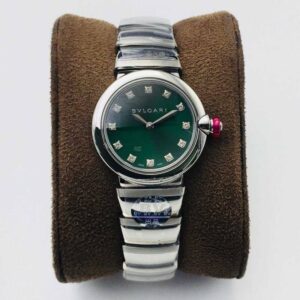 Bvlgari LVCEA BV Factory Green Diamond Dial Replica Watches - Luxury Replica