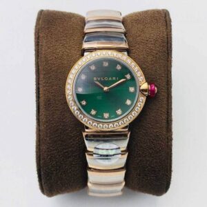 Bvlgari LVCEA BV Factory Diamond-set Green Dial Replica Watches - Luxury Replica
