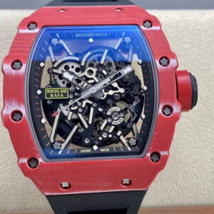 Richard Mille RM35-02 T+ Factory Red Carbon Fiber Case Replica Watches - Luxury Replica