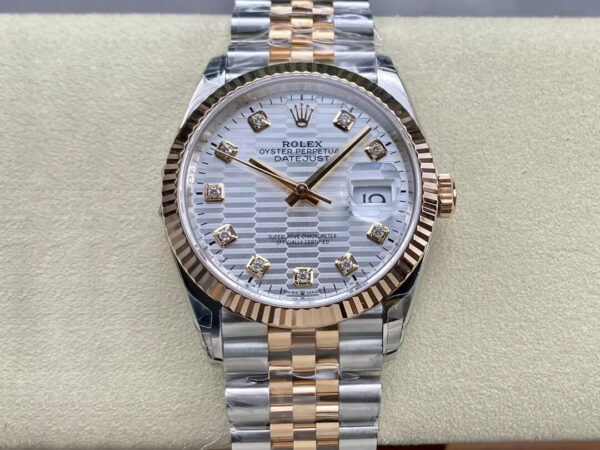 Rolex Datejust M126231-0039 36MM VS Factory Diamond-set Dial Replica Watches - Luxury Replica