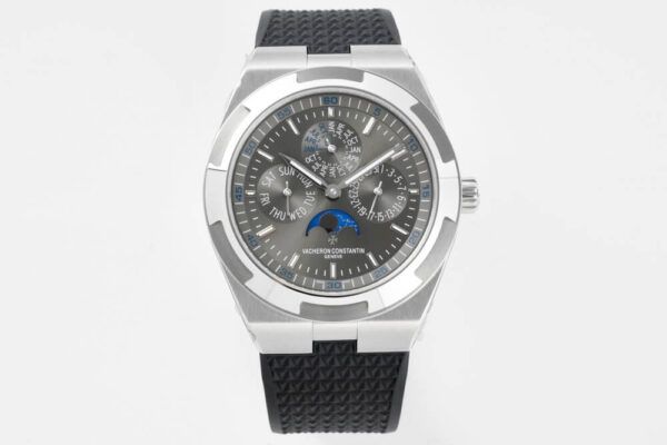 Vacheron Constantin Overseas 4300V/120G-B102 8F Factory V2 Gray Rubber Strap Replica Watches - Luxury Replica