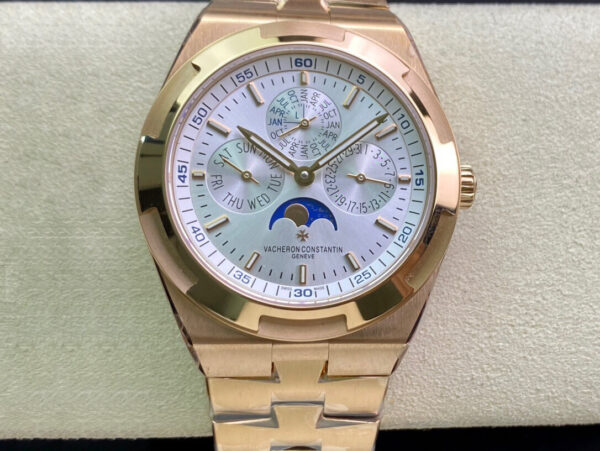 Vacheron Constantin Overseas 4300V/120R-B064 8F Factory Gold Strap Replica Watches - Luxury Replica