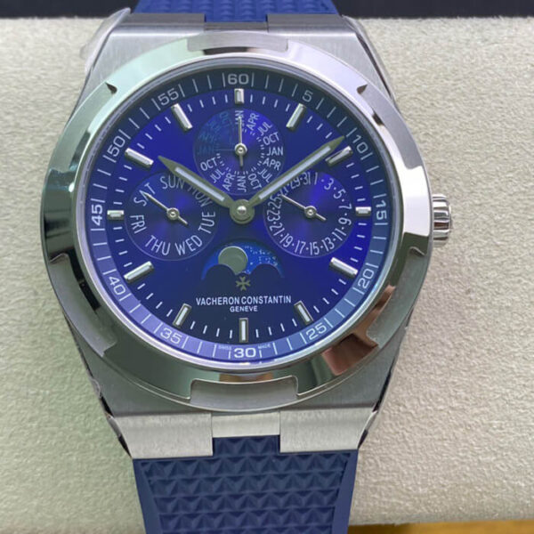 Vacheron Constantin Overseas 4300V/120G-B945 8F Factory Blue Rubber Strap Replica Watches - Luxury Replica