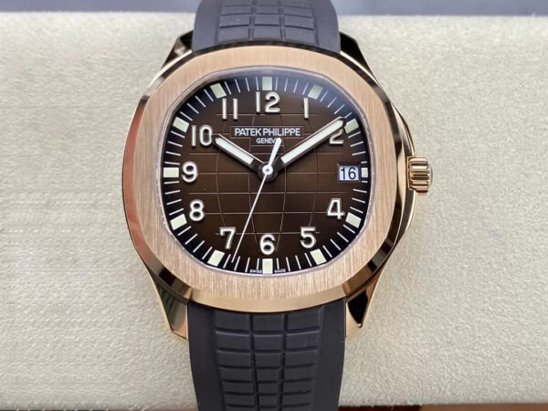 Patek Philippe Aquanaut 5167R-001 3K Factory V2 Version Rose Gold Bezel Replica Watches - Luxury Replica