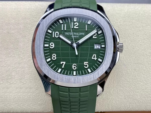 Patek Philippe Aquanaut 5168G-010 3K Factory V2 Version Green Strap Replica Watches - Luxury Replica