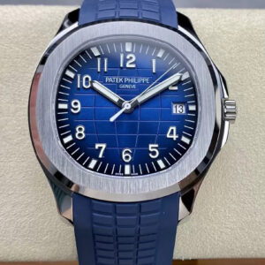 Patek Philippe Aquanaut 5168G-001 3K Factory V2 Version Blue Strap Replica Watches - Luxury Replica