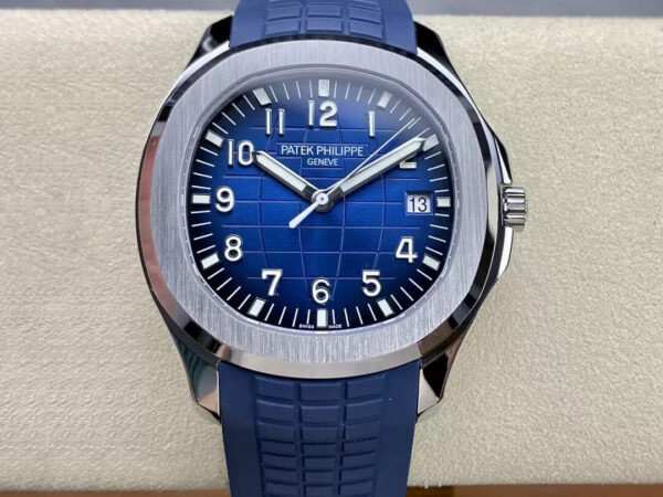 Patek Philippe Aquanaut 5168G-001 3K Factory V2 Version Blue Strap Replica Watches - Luxury Replica