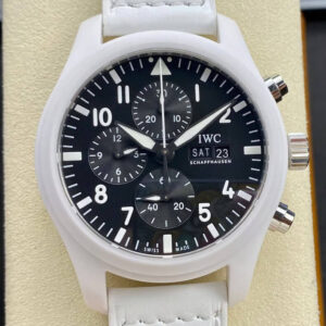 IWC Pilot TOP GUN IW389105 Lake Tahoe TPS Factory White Strap Replica Watches - Luxury Replica