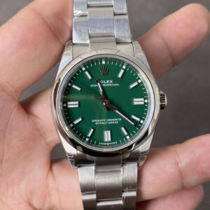 Rolex Oyster Perpetual M126000-0005 36MM VS Factory Green Dial Replica Watches - Luxury Replica