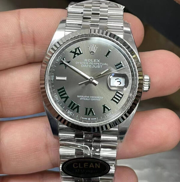 Rolex Datejust M126234-0045 36MM Clean Factory Stainless Steel Strap Replica Watches - Luxury Replica